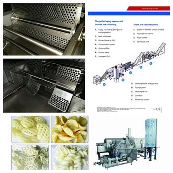 Professional Manufacturer of Snacks Pellets Frying System