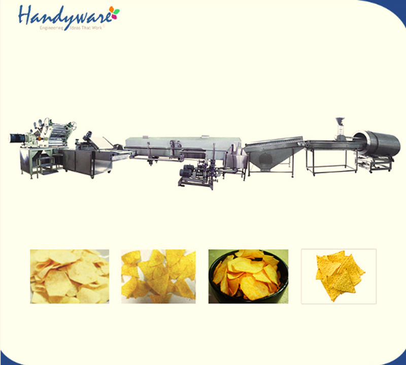 HANDYWARE China Manufacturer Hexagon Potato Chips Processing Line Corn Chips Processing image15